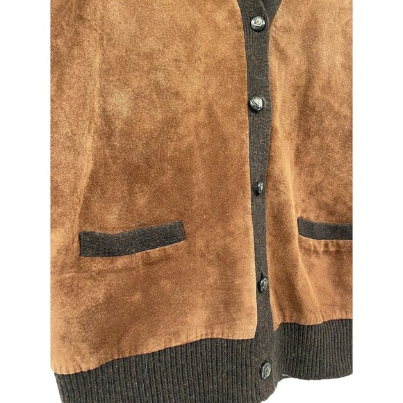 Lauren Ralph Lauren Brown Suede Vest - Picture 3 of 13